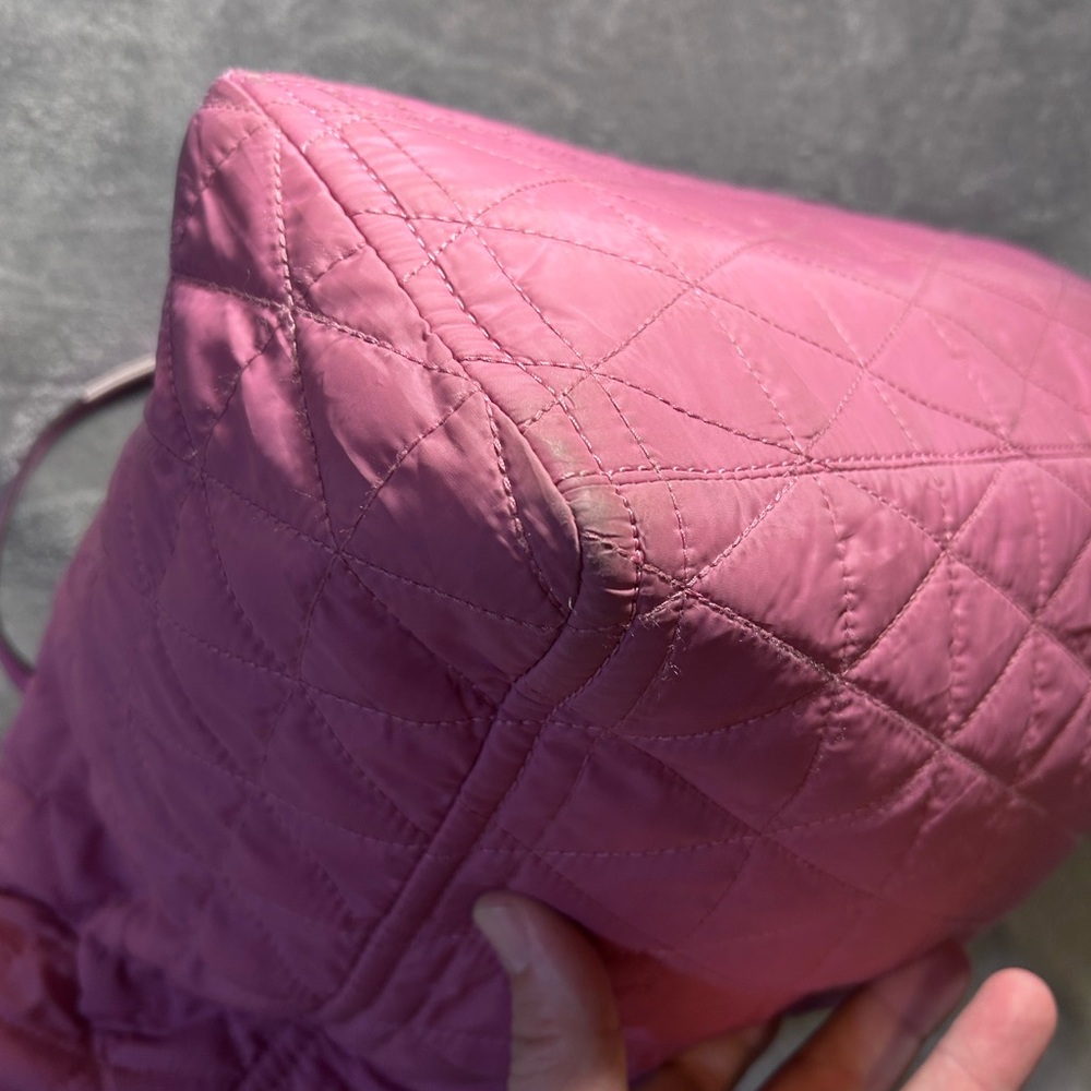Kate Spade Wilson Road Quilted Talya Tote Bag in Ruffled Pansy Pink - Picture 13 of 14